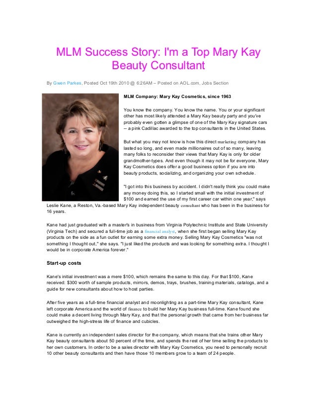 How to Successfully Sell Mary Kay Cosmetics